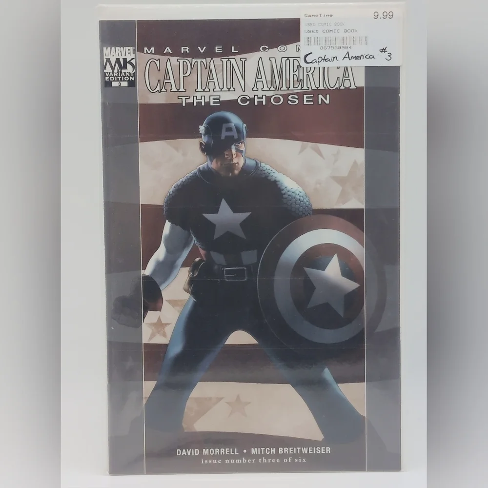 Captain America The Chosen Comic Book Set Of 7 # 1, 2, 2 variant, 3, 4, 5,6